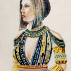 Costume design by Martin Jezerski for Cleopatra in Anthony and Cleopatra